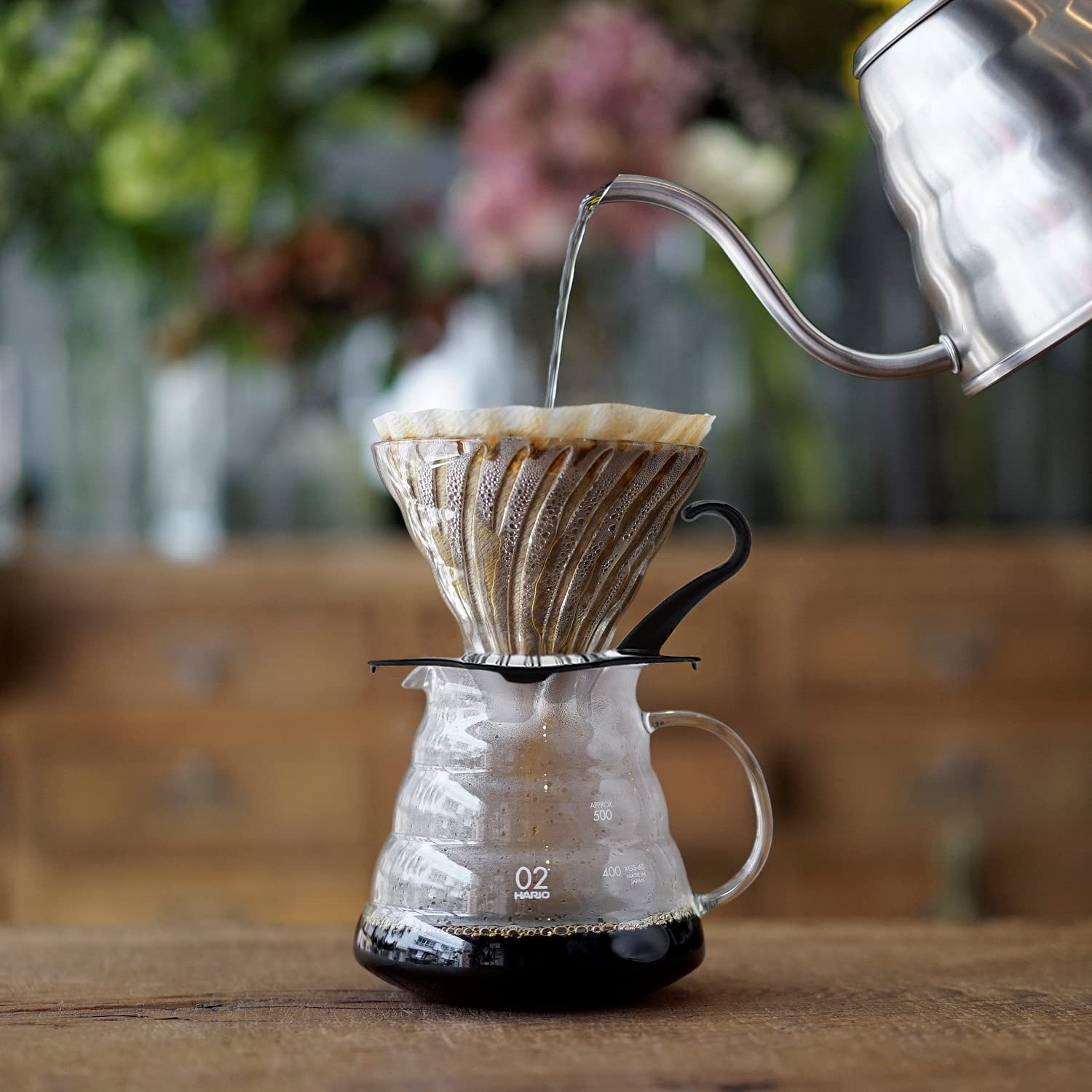Preparo de café com V60